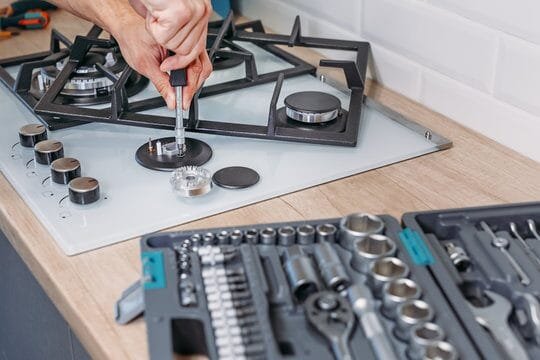 gas or electric stove repair, Romano’s Appliance Repair, West Palm Beach stove repair, fast appliance repair, safe stove fixes, kitchen appliance service, South Florida repairs