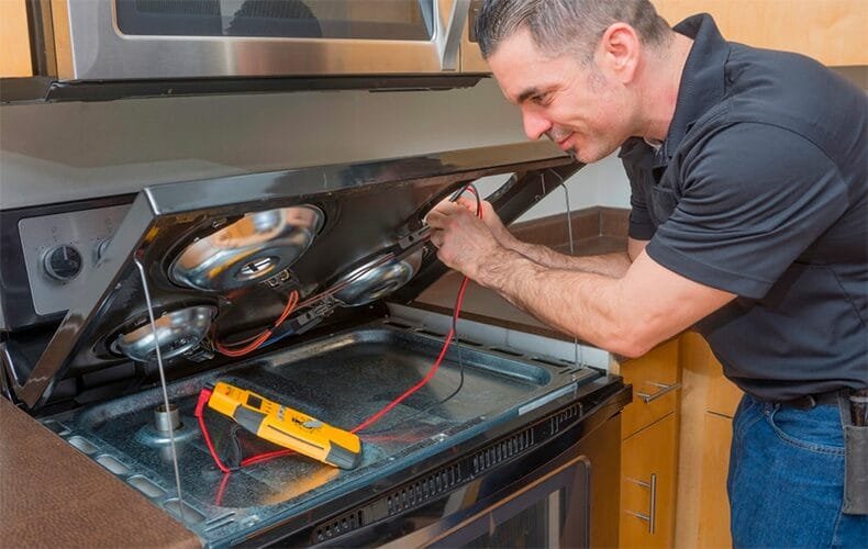 gas or electric stove repair, Romano’s Appliance Repair, West Palm Beach stove repair, fast appliance repair, safe stove fixes, kitchen appliance service, South Florida repairs